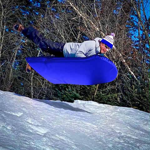 PillowSled Snow Sled - Blue/Red