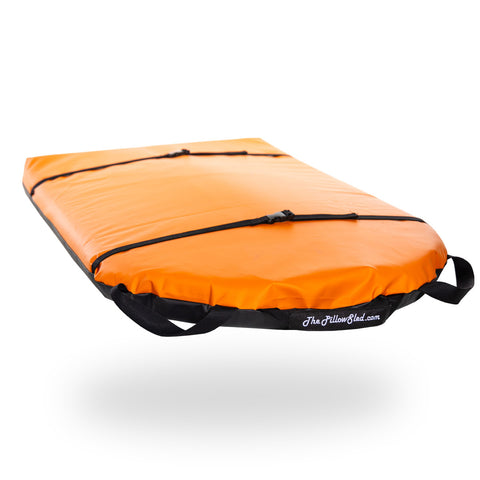 PillowSled Snow Sled - Black/Orange